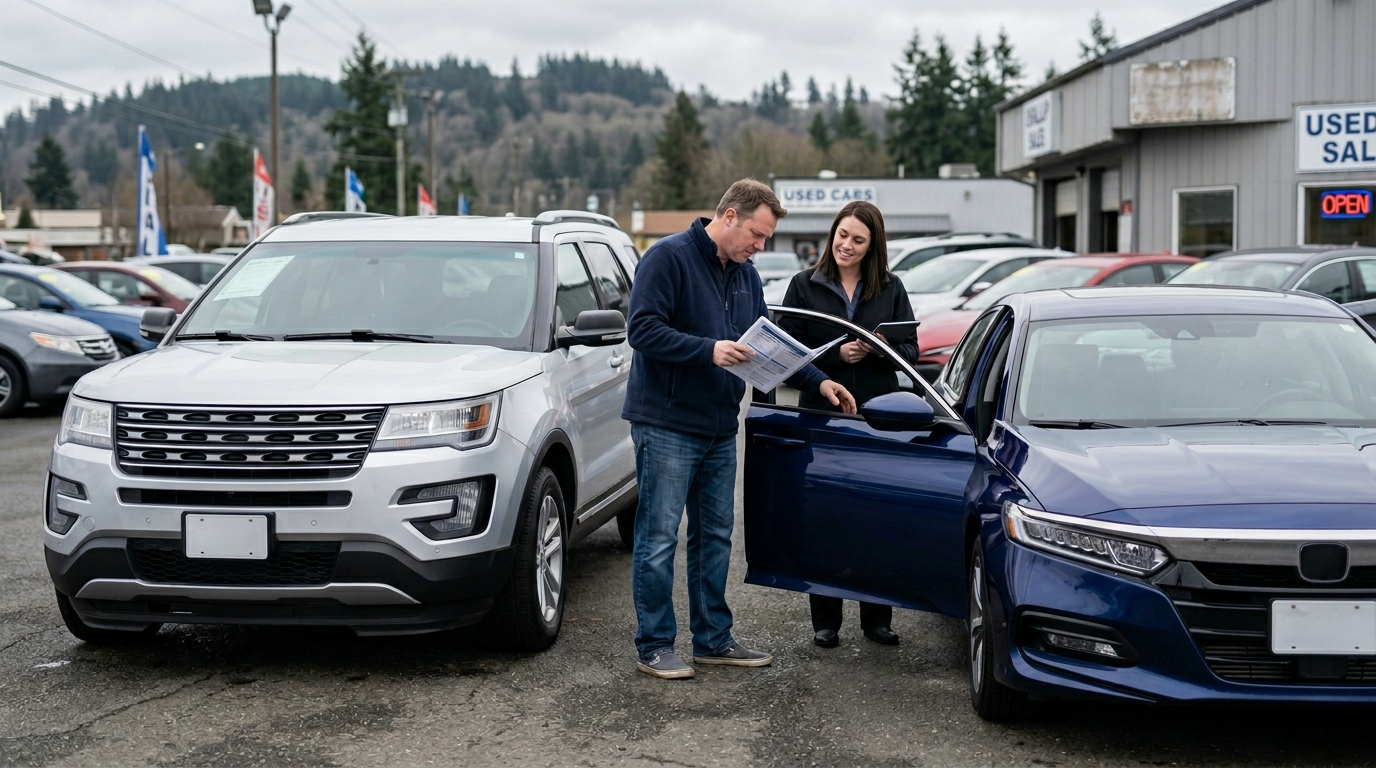 checking safety and repair history for lower insurance costs