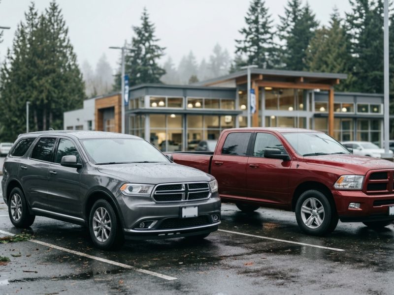 Buying an out-of-state used car in Washington in 2026 with SUVs and trucks available for comparison